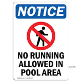 No Running Allowed In Pool Area