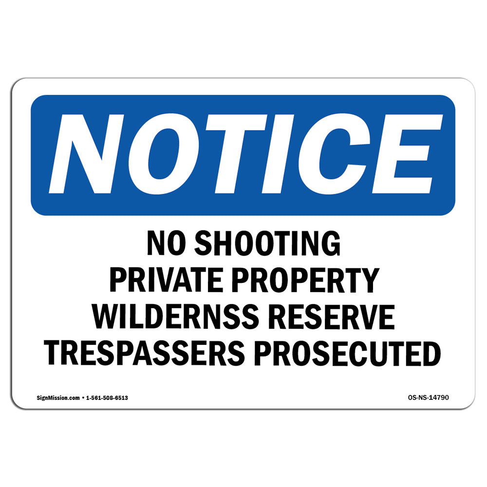 No Shooting Private Property Wilderness