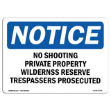 No Shooting Private Property Wilderness