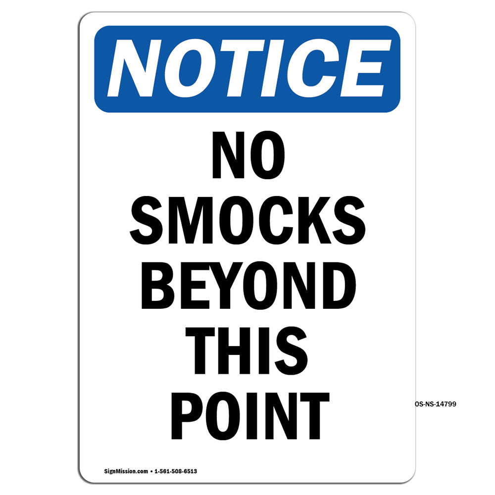No Smocks Beyond This Point