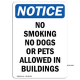 No Smoking No Dogs Or Pets Allowed In Buildings