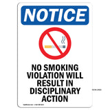 No Smoking Violation