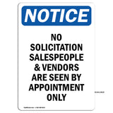 No Solicitation Salespeople And