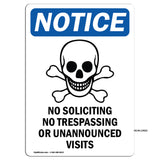 No Soliciting No Trespassing