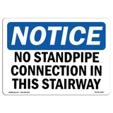 No Standpipe Connection In This Stairway