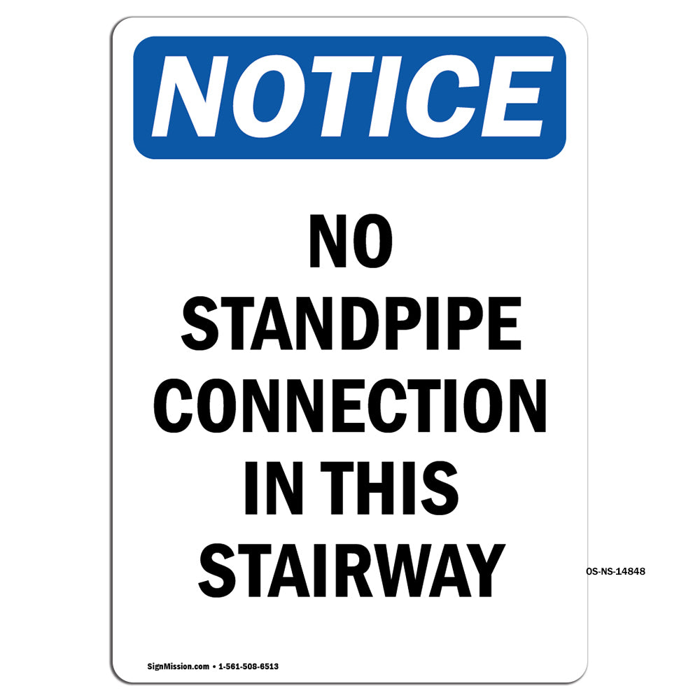 No Standpipe Connection In This Stairway