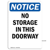 No Storage In This Doorway