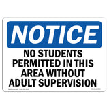 No Students Permitted In This Area Without