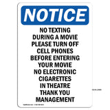 No Texting During A Movie Please