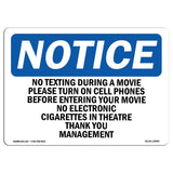 No Texting During A Movie Please