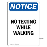 No Texting While Walking
