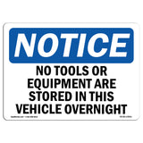 No Tools Or Equipment Are Stored In This