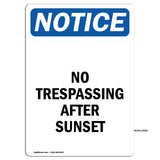 No Trespassing After Sunset