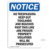 No Trespassing Keep Out Tidelands And Beaches