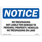 No Trespassing Not Liable For Damage To