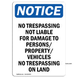 No Trespassing Not Liable For Damage To