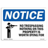 No Trespassing Nothing On This