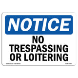 No Trespassing Or Loitering
