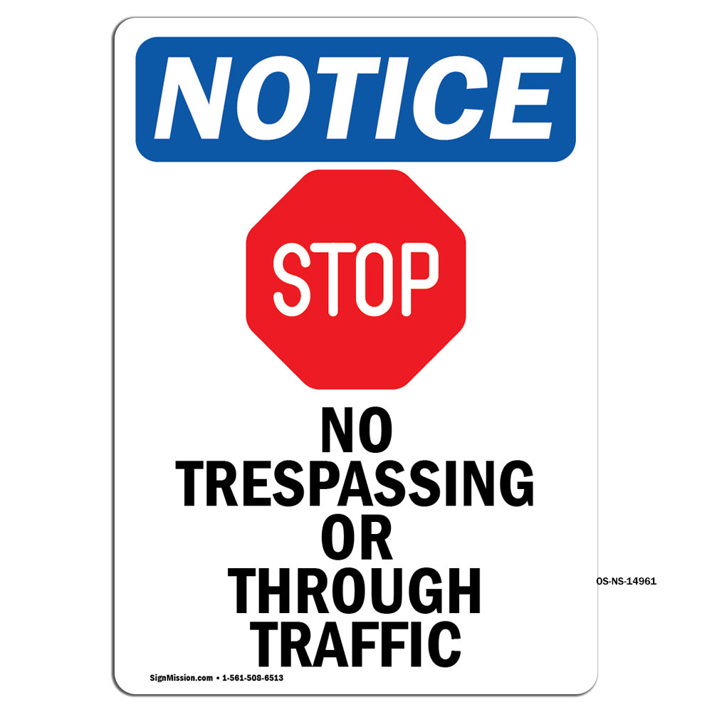 No Trespassing Or