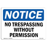 No Trespassing Without Permission