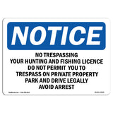 No Trespassing Your Hunting And Fishing