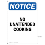 No Unattended Cooking