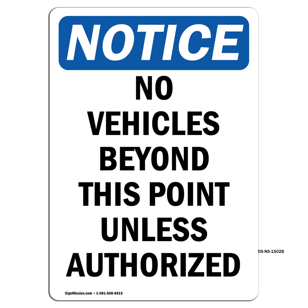 No Vehicles Beyond This Point