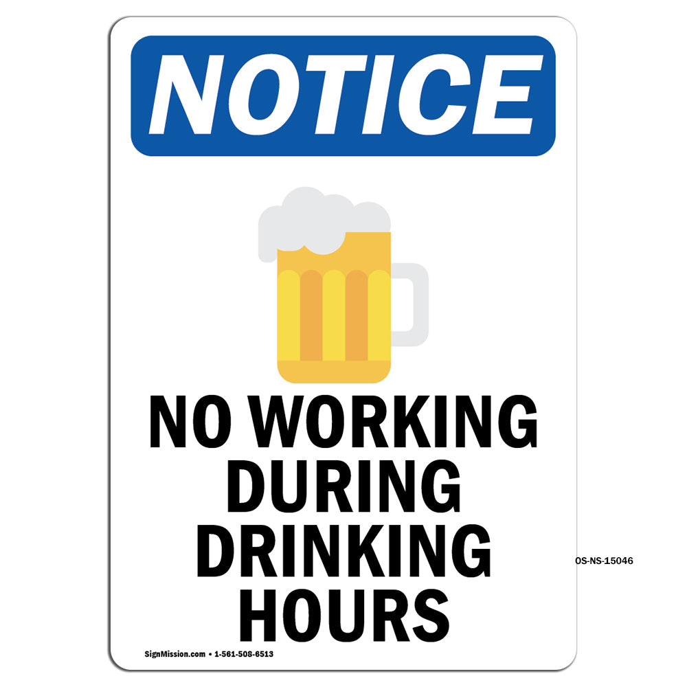 No Working During Drinking Hours