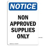 Non Approved Supplies Only