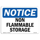 Non Flammable Storage Sign