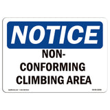 Non-Conforming Climbing Area