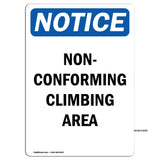 Non-Conforming Climbing Area