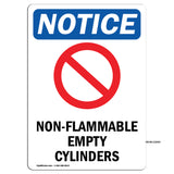 Non-Flammable Empty Cylinders