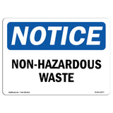 Non-Hazardous Waste Sign