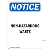 Non-Hazardous Waste Sign