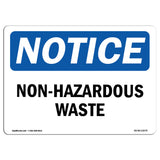 Non-Infectious Waste Sign