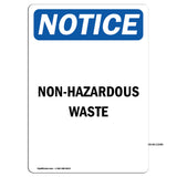 Non-Infectious Waste Sign
