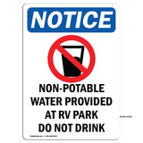 Non-Potable Water Provided At