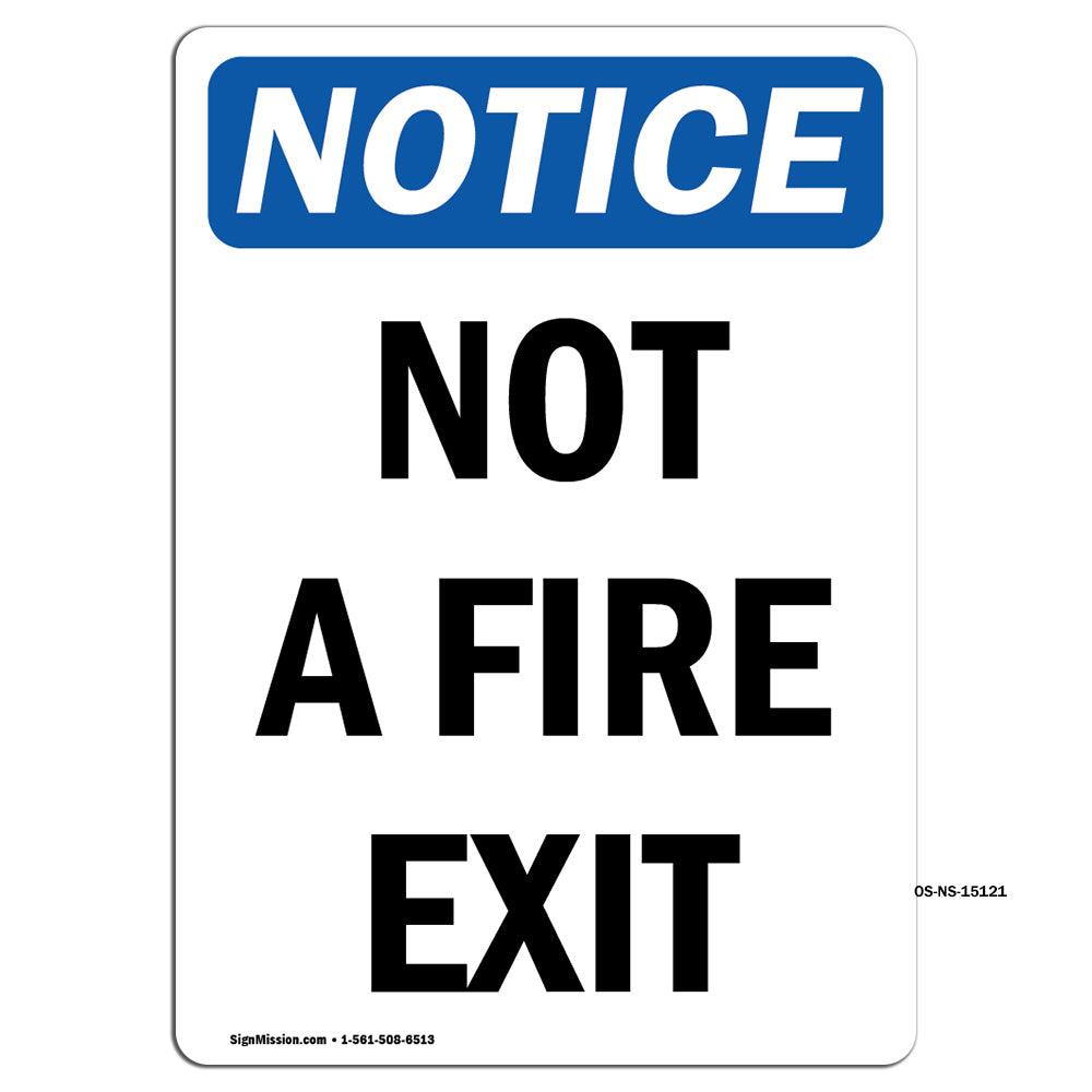 Not A Fire Exit