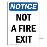 Not A Fire Exit