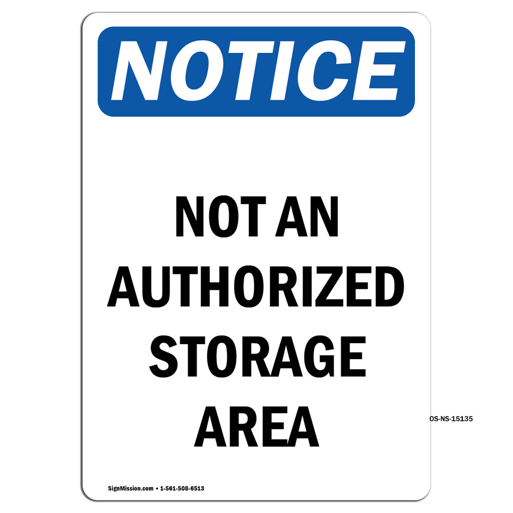 Not An Authorized Storage Area