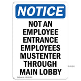 Not An Employee Entrance Employees Must