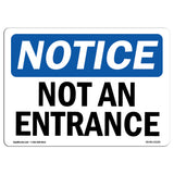 Not An Entrance