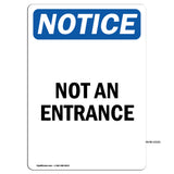 Not An Entrance