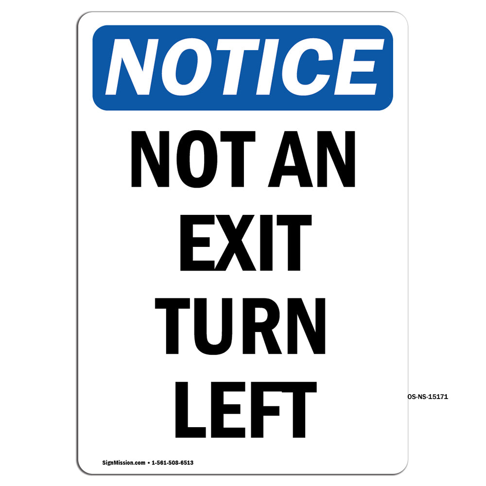 Not An Exit Turn Left