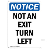 Not An Exit Turn Left