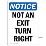 Not An Exit Turn Right