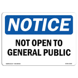 Not Open To General Public