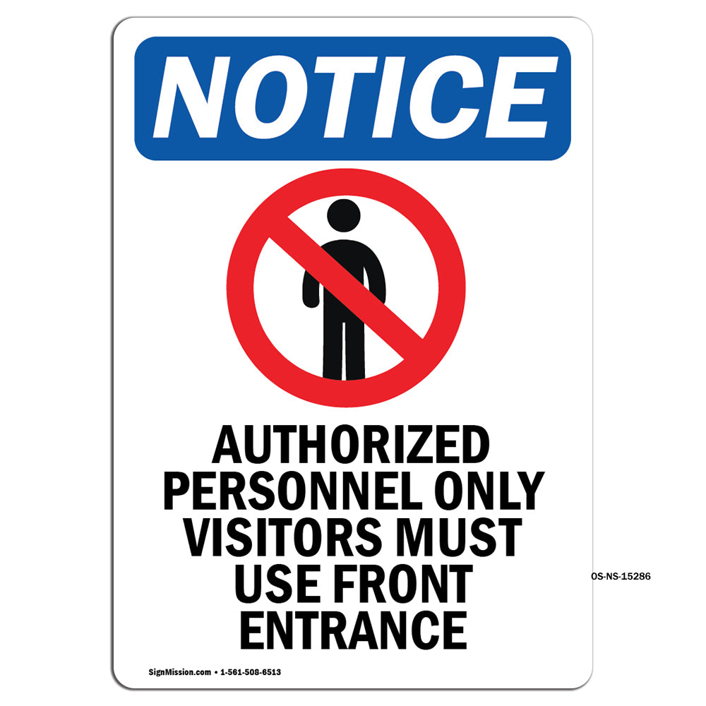 NOTICE Authorized Personnel