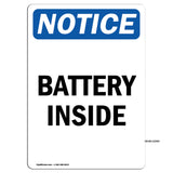 NOTICE Battery Inside